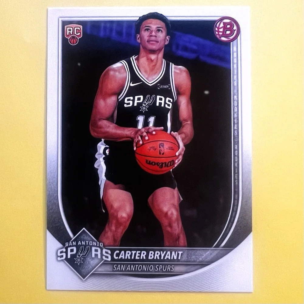 2025-26 Bowman Basketball Carter Bryant‎ RC #14 San Antonio Spurs Rookie Card